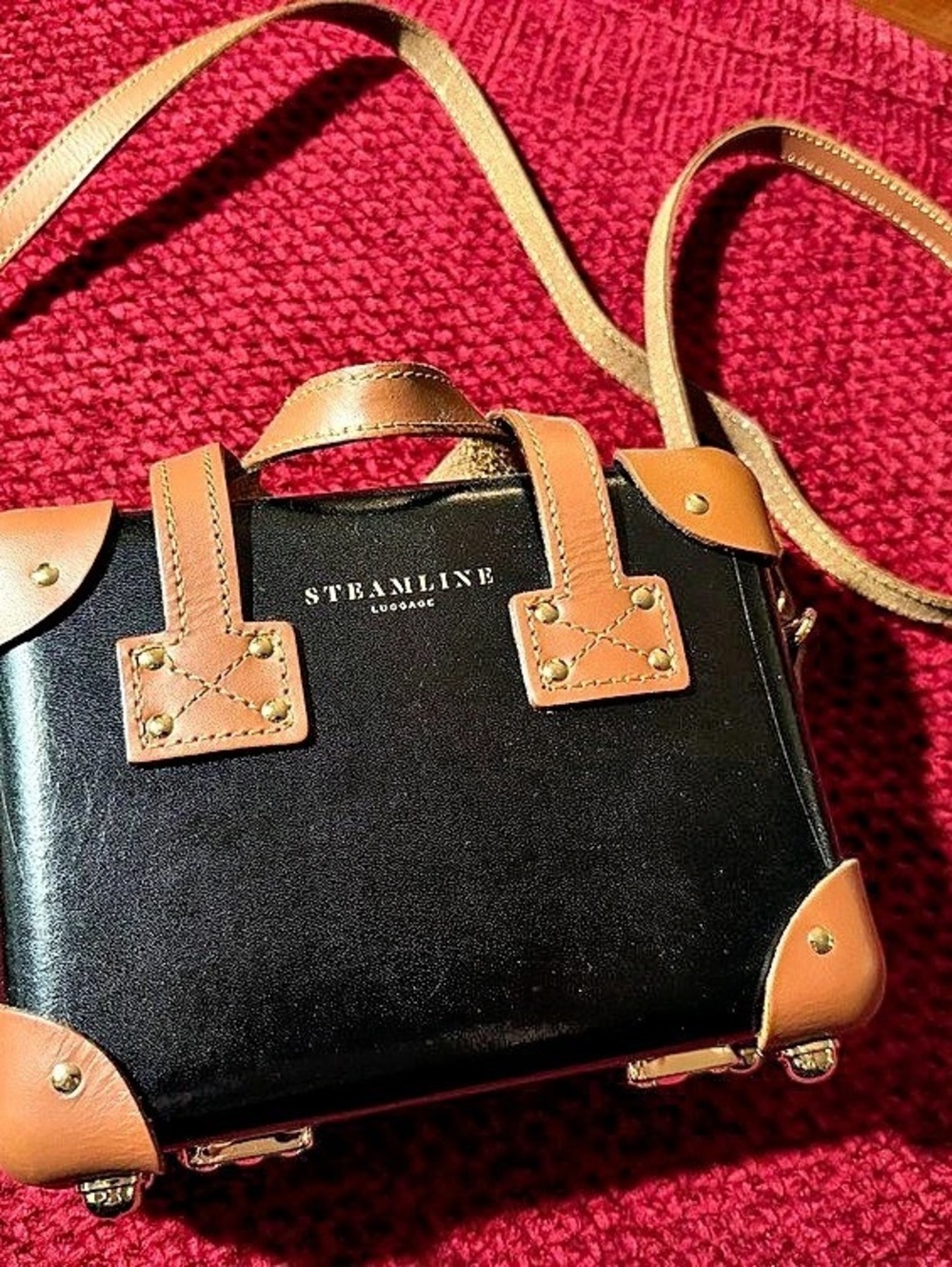 STEAMLINE LUGGAGE The Starlet Mini Black & Brown Mini Bag